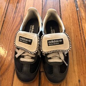 adidas Kids Black and White Wales Bonner Strap Sneakers